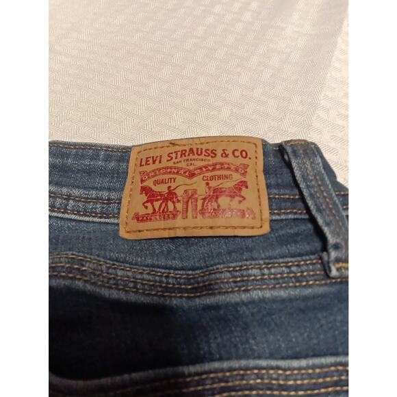 Levis 529 Jeans Women's Size 6 Blue Stretch Denim Curvy Bootcut Western K - Picture 14 of 16